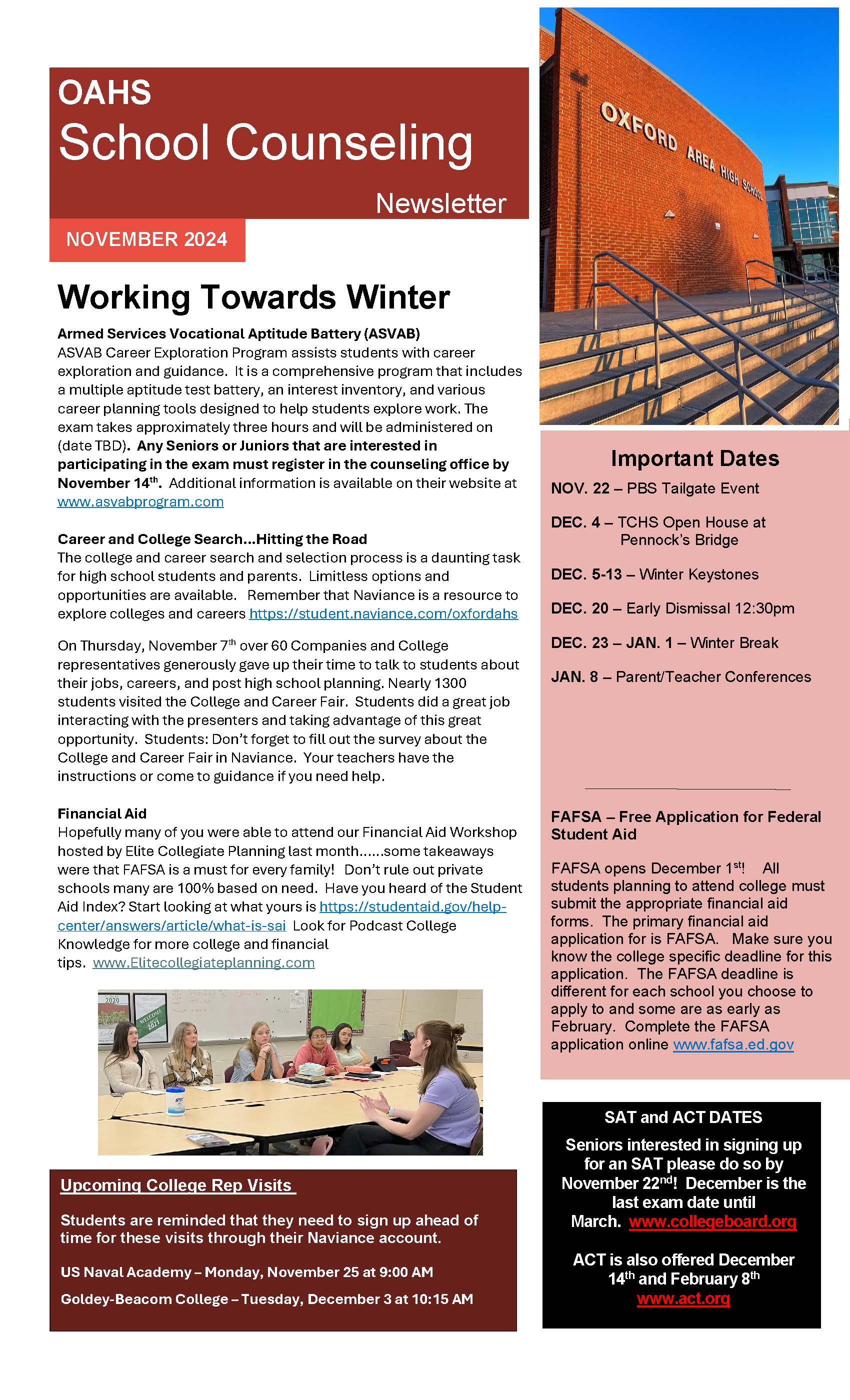 Nov Newsletter p1